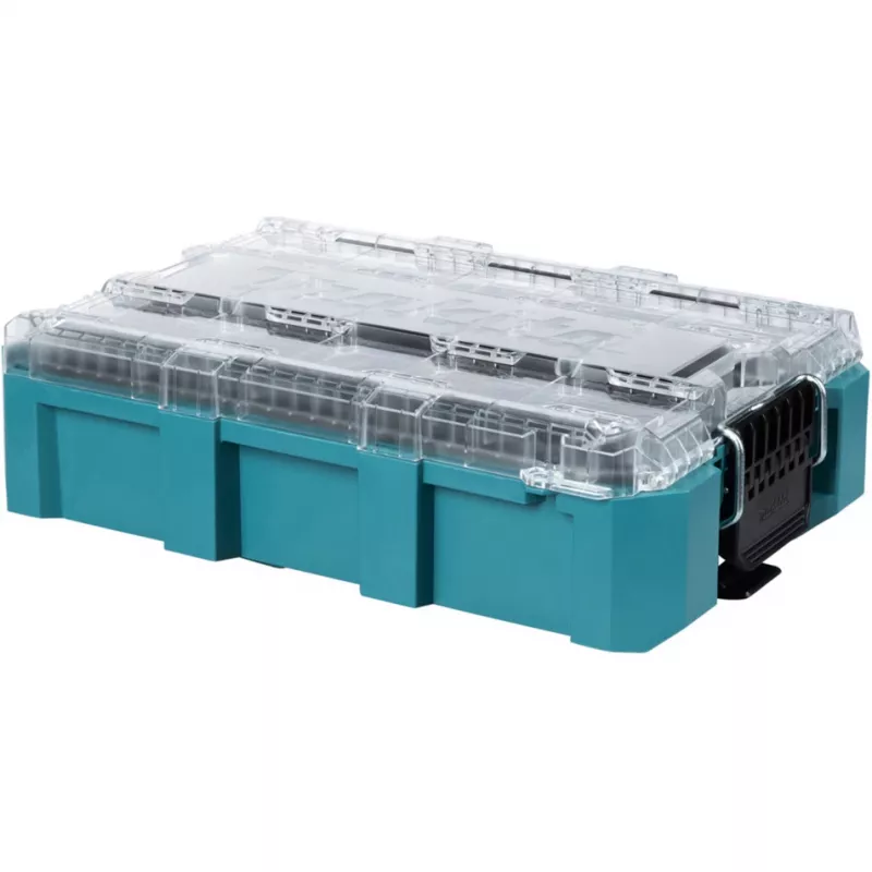 MAKTRAK Organizer deep M, tool box Blue/transparent, transparent lid