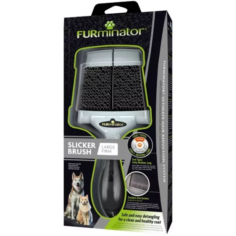 FURminator - slicker brush for dogs and cats - L