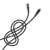 USB Type-C to Type-C data cable Tellur TLL155471, 1 m, 3 A, 60 W PD, nylon braided, black