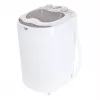 Top-load washing machine Adler AD 8055, portable 3 kg capacity, cream, rotary control, 150 W