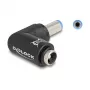 DeLOCK 80794 wire connector DC 5.5 x 2.1 Black Male/Female
