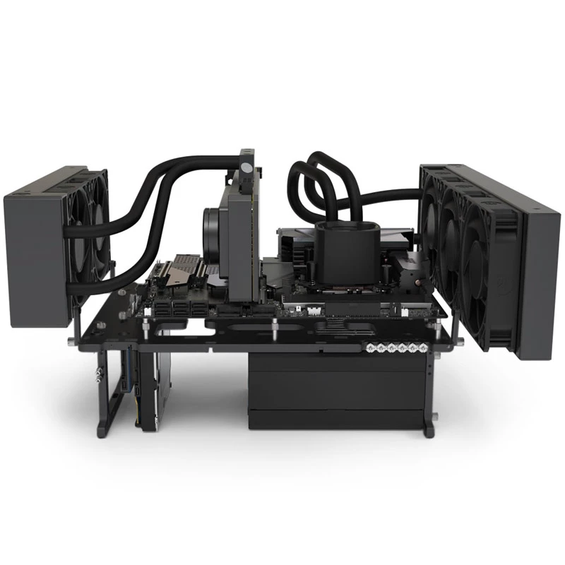Benchtable Streacom BC1 V2 black ATX support aluminum