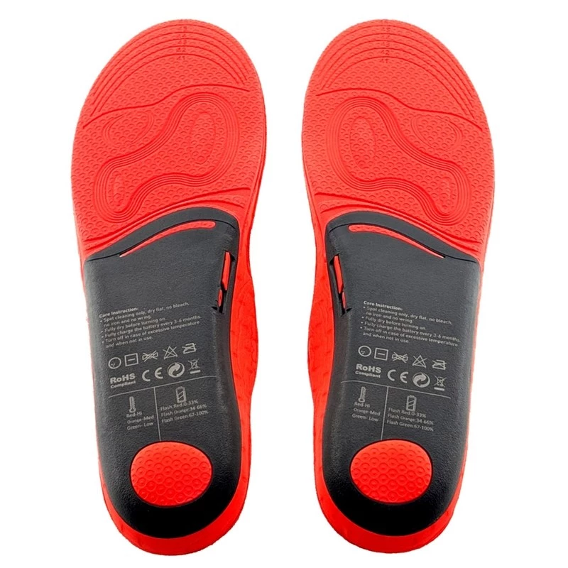 Heated insole Glovii GW3M unisex, black, polyester 100%, winter use