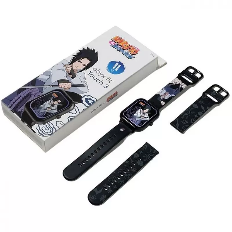 abyx Smartwatch Fit Touch 3 Sasuke Uchiwa space Grey