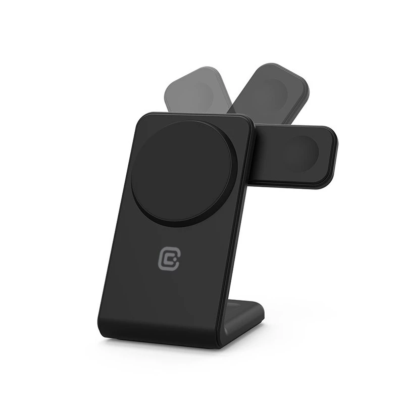 Indoor Charger Crong CRG-MSPS-BLK Smartwatch Black Lightning USB Wireless
