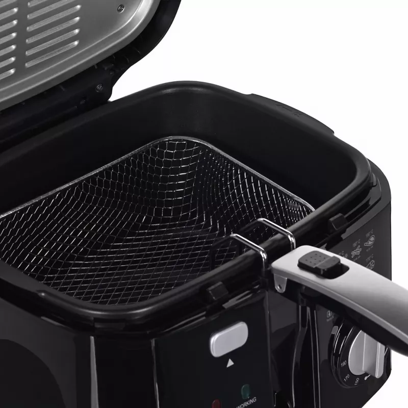 Deep fryer Mesko Home MS 4908 Single 2.5 L 1800 W Black Grey
