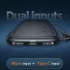 Portable Power Bank USAMS PB56 10000mAh 2xUSB / USB-C / MicroUSB Fast Charge