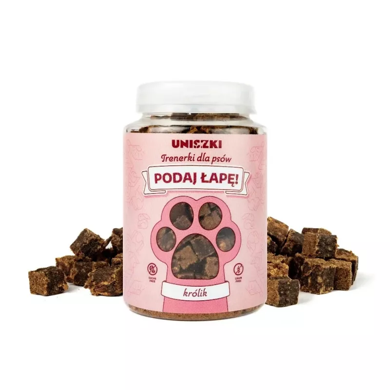 Dog training treats UNISZKI Trainers rabbit flavour 150 g pouch