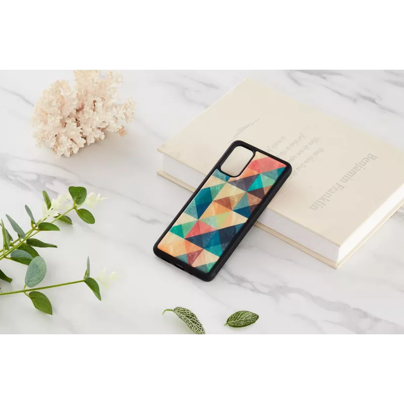 Protective phone case iKins for Samsung Galaxy S20+ mosaic black