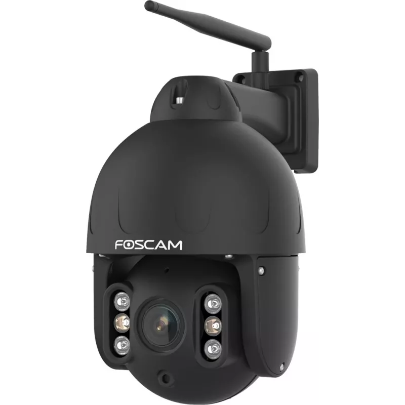 IP dome surveillance camera Foscam SD8P 8MP, 4K 3840x2160, 4x optical zoom, PTZ, IR 50 m, Wi‑Fi, MicroSD up to 256 GB