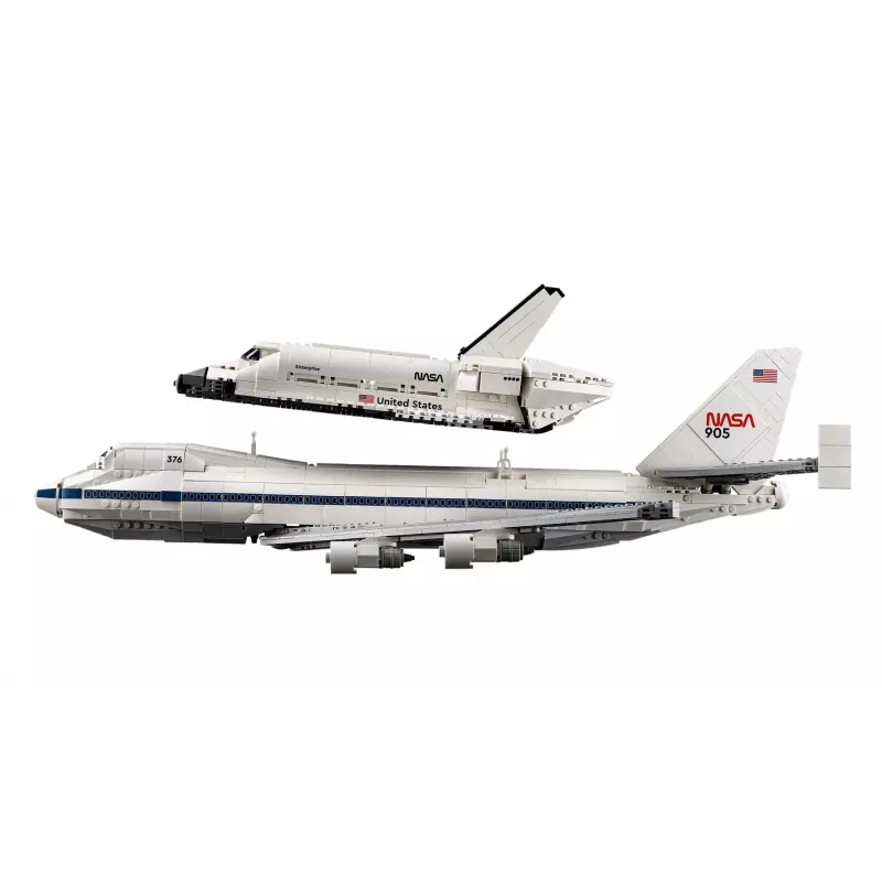 LEGO Icons Shuttle Aircraft 10360 building set — 2417 pieces, 270 × 535 × 630 mm display model