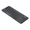 Logitech Wireless Touch Keyboard K400 Plus - Keyboard - wireless - 2.4 GHz - Czech - Black