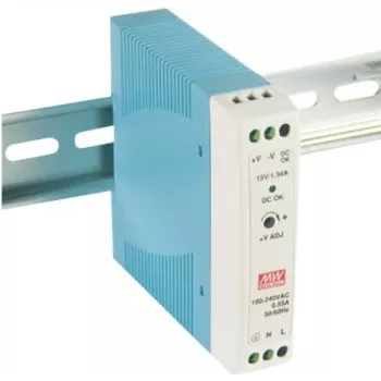 Power Supply Unit MEAN WELL MDR-20-12 20W Blue White