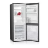 Fridge-freezer MPM MPM-215-KB-39/E — 215 L, bottom freezer, dark inox, reversible doors, LED light