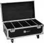 Flightcase Roadinger PLL-384 for 4x LED fixtures, durable design