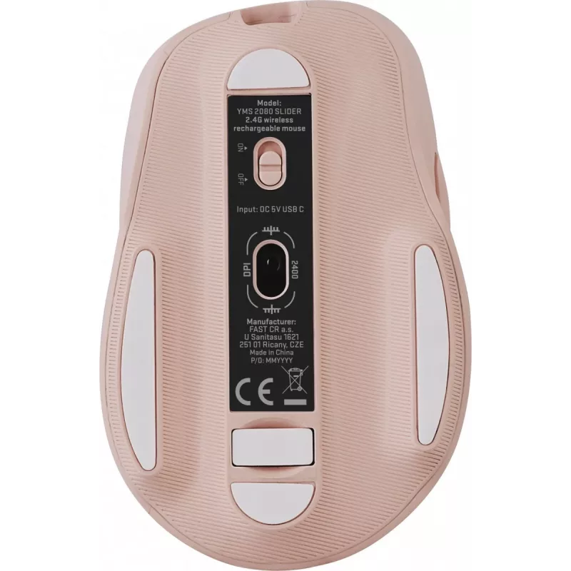 Wireless mouse YENKEE YMS 2080PK SLIDER 2.4GHz