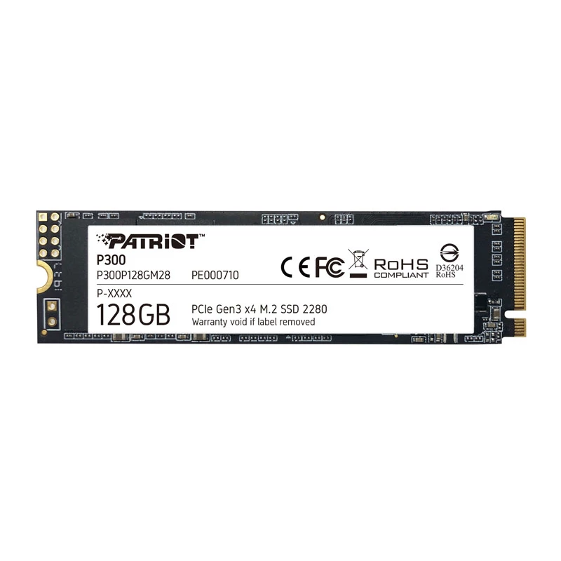 Patriot Memory P300P128GM28 Internal Solid State Drive M.2 128 GB PCI Express NVMe