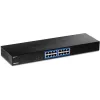 TRENDnet TEG S17 - Switch - 16 x 10/100/1000 - rack-mountable