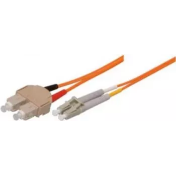 Tecline exertis Connect - Patch-Cable - SC multi-mode (M) to LC Multi-Mode (M) - 15 m - Fibre Optic - 50/125 micrometre - OM2 - orange (85615)