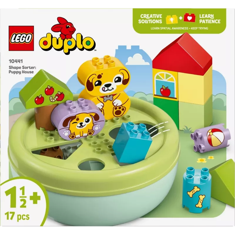 Construction toy LEGO DUPLO Shape Sorter Puppy House 10441, 17 pieces, for ages 1½–5 years