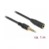 Audio cable DeLOCK 85629 1m 3.5mm Black