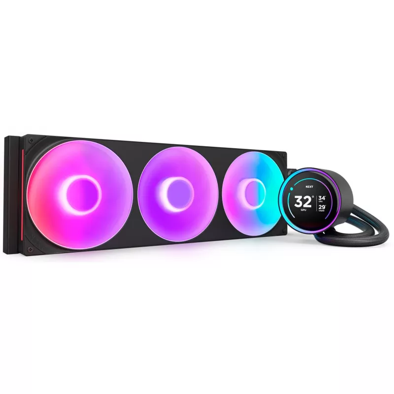 Kraken Elite 420 RGB 420 mm, Liquid Cooling black