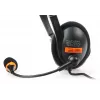 NATEC Drone Headset Wired headband Calls/Music Black, Orange