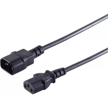 Power Cable Black 1 m S/CONN 60009-1.0