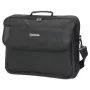 Manhattan Cambridge Laptop Bag 17.3 inch, Clamshell Design, Black, LOW COST, Accessories Pocket, Document Compartment on Back, Shoulder Strap (removable), Equivalent to Targus CN418EU, Notebook Case, Three Year Warranty