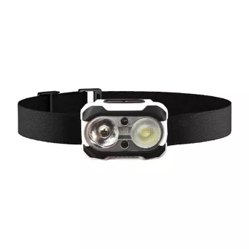 Headlight Superfire HE10 LED headlamp, compact hands-free lighting, rechargeable-compatible