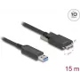 Active Optical Cable DeLOCK 83217 USB 10 Gbps Type-A to Micro-B 15 m