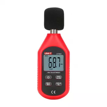 Sound Level Meter Unit UT353, 30–130 dB range, 31.5 Hz–8 kHz frequency