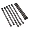 Cable extension kit Kolink Core Adept — braided PET jacket, copper conductors, 0.30–0.35 m, 6‑piece set