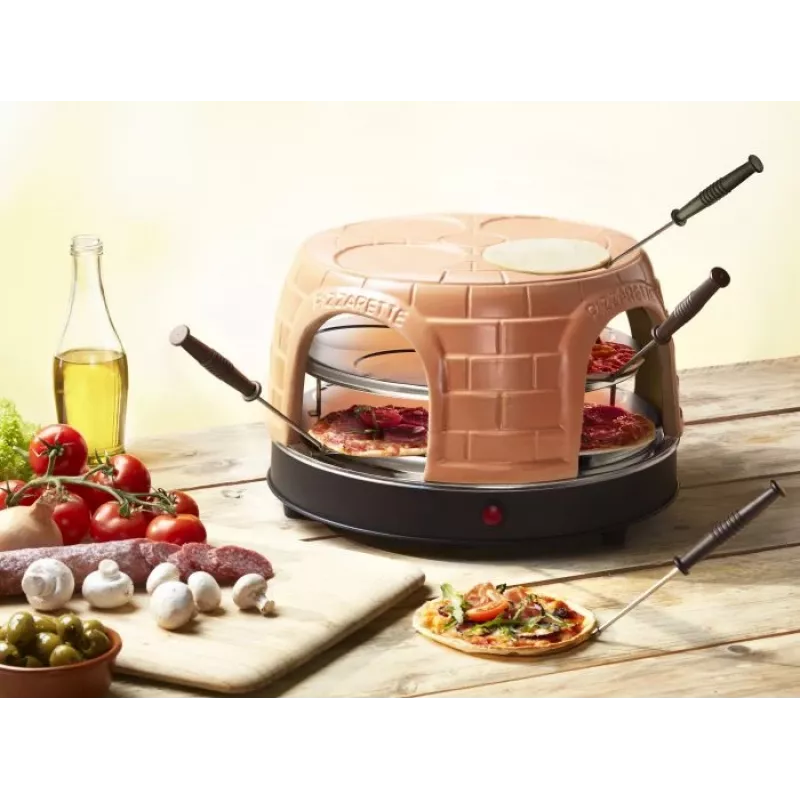 Electric pizza oven Emerio PO-116124.1 with prebake function, suitable for up to 8 persons