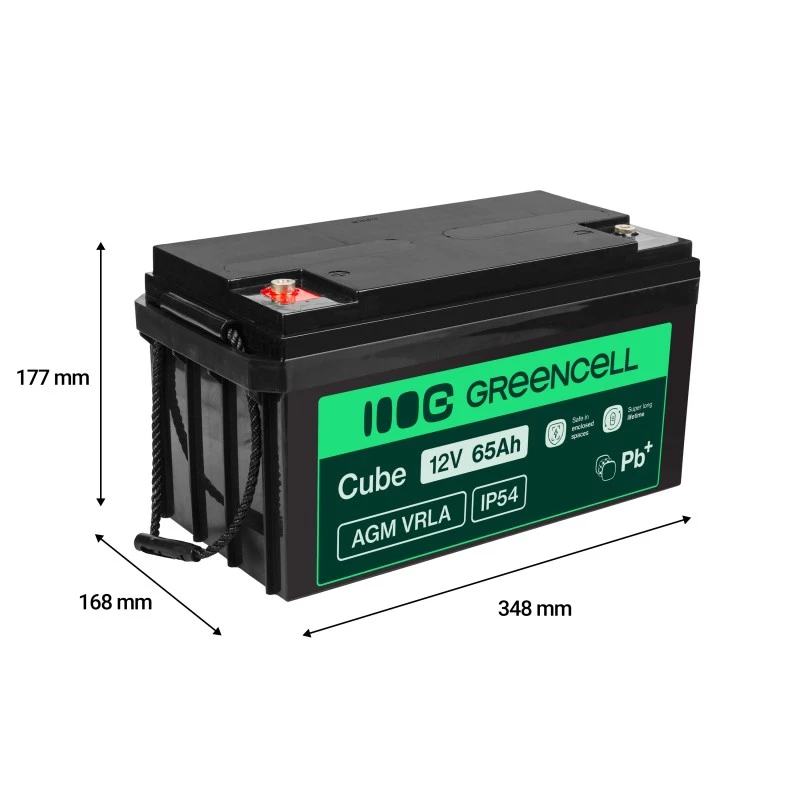 Battery AGM VRLA 12V 65Ah IP54