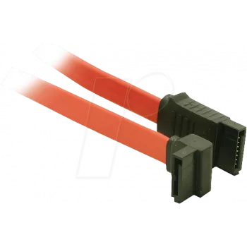 SATA cable ShiverPeaks AK SATA 03 LG 30 cm angled — internal data cable, right-angle connector