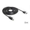 USB Cable DeLOCK 85553 USB 2.0 5m USB A USB B Black