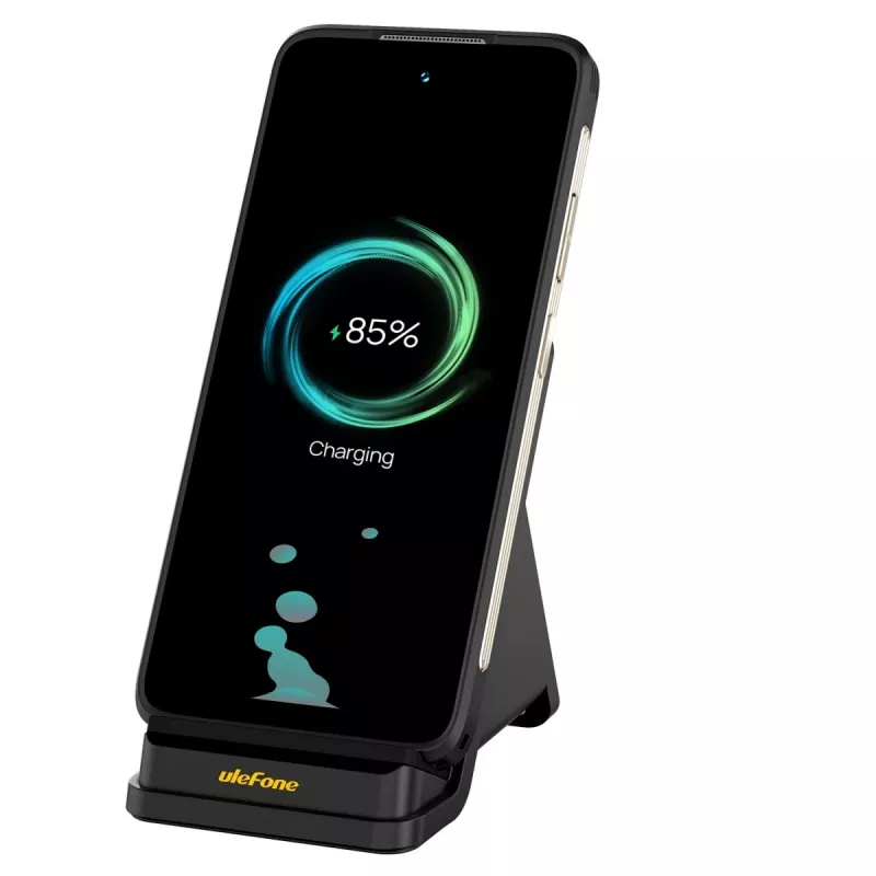 UleFone indoor smartphone charger WCS01 — 50W USB Type-C, wireless fast charging, black