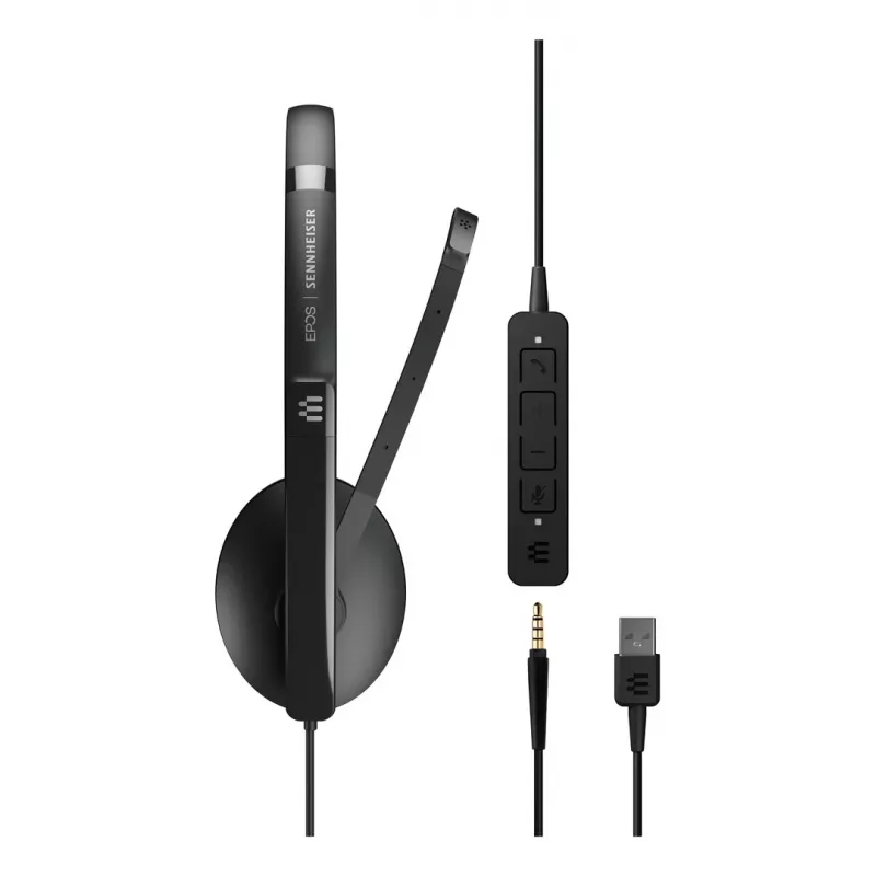 EPOS ADAPT 135 USB II Headset Wired Headband Office/Call Center USB Type-A Black