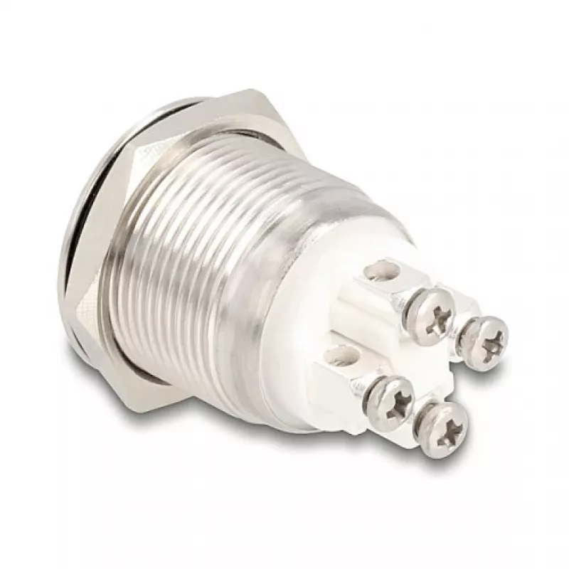 Push-button panel DeLOCK 20979 Silver 230V 3A