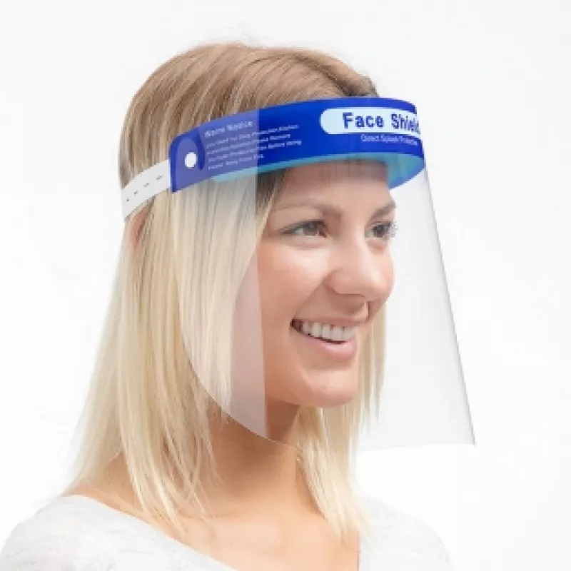 Face Shield Protective Isolation Mask clear anti-fog visor model