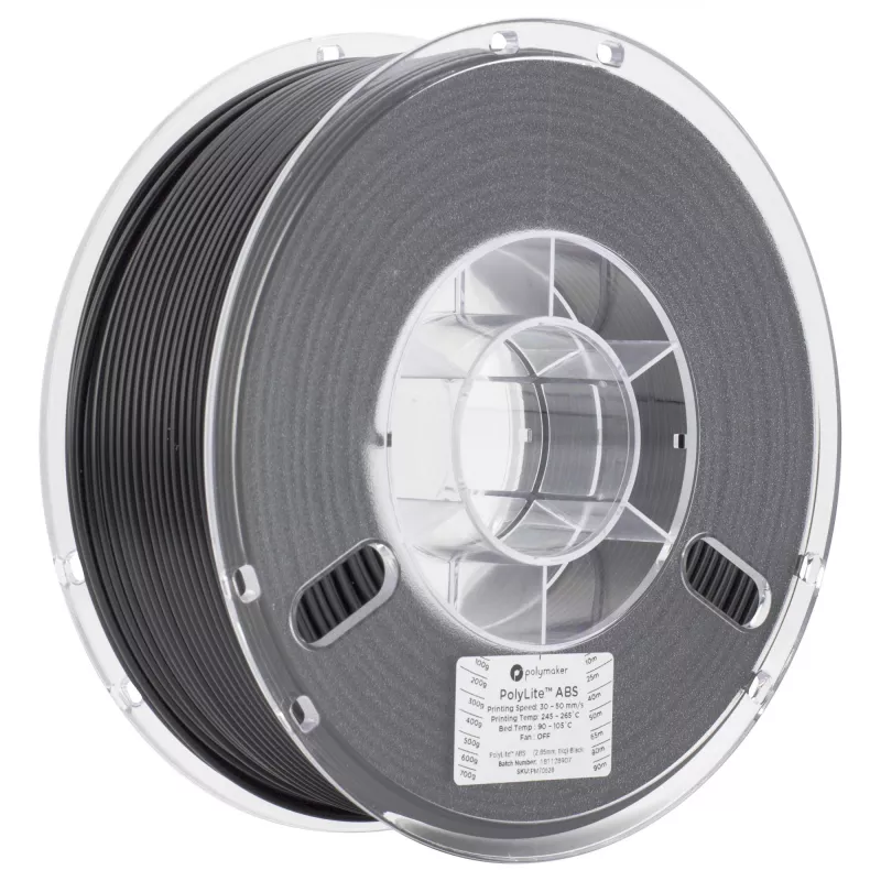 Filament for 3D printing Polmask ABS 1.75 mm Black 1 kg