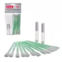 Equipment cleansing kit ActiveJet AOC-303 — 12 white cotton wipes for keyboards, universal