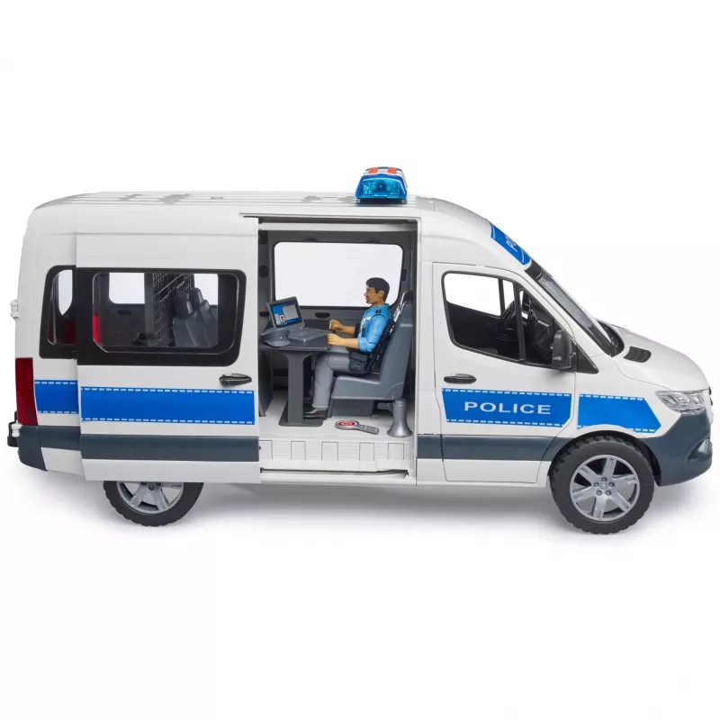 Mercedes-Benz Police Sprinter set with a figure and a light/sound module