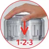Tefal DPA 130 LA MOULINETTE 1000 1000 W Transparent, White