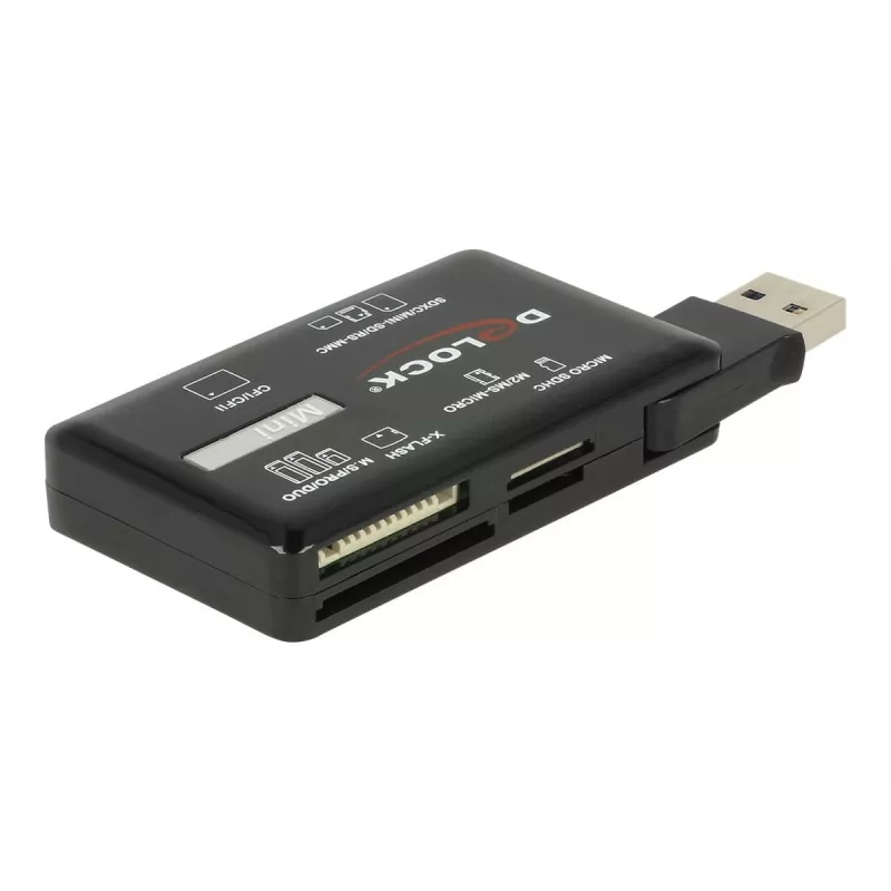 DeLOCK SuperSpeed USB Card Reader CF SD Micro SD MS M2 xD 5 Gbps