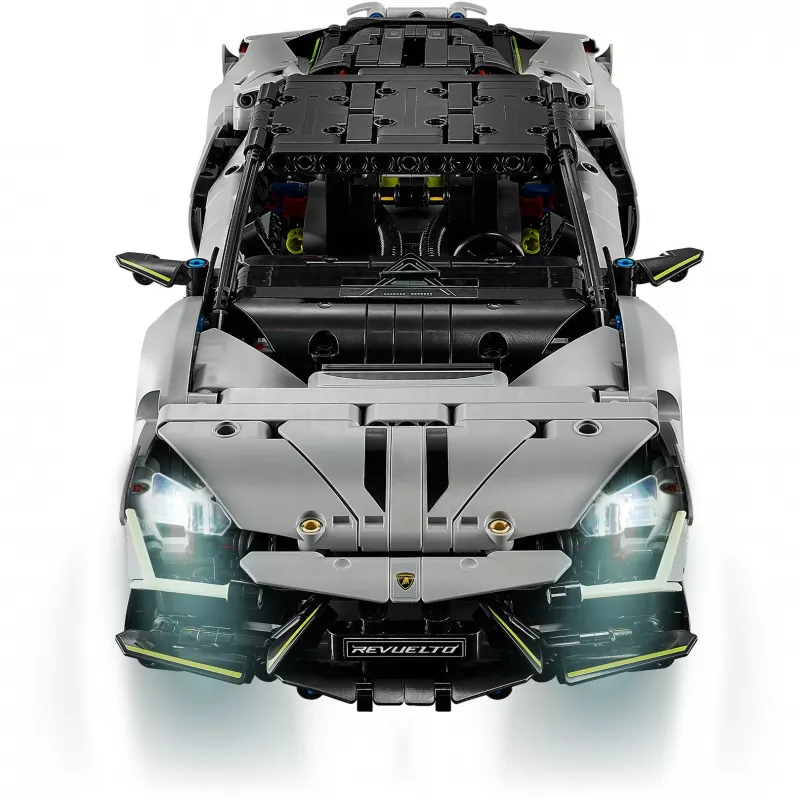 LEGO Technic Supercar Lamborghini Revuelto 42214 — 1:10 scale detailed model kit, 1,135 pieces