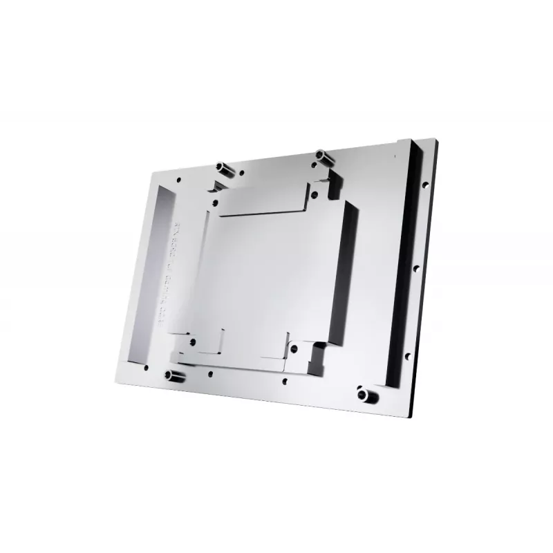Backplate Alphacool 10269 Acrylic Aluminium Chrome Copper Nylon Black 155.5x235.9x34mm