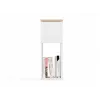 GALAX 20/1S WHITE/ARTISAN BEDSIDE TABLE