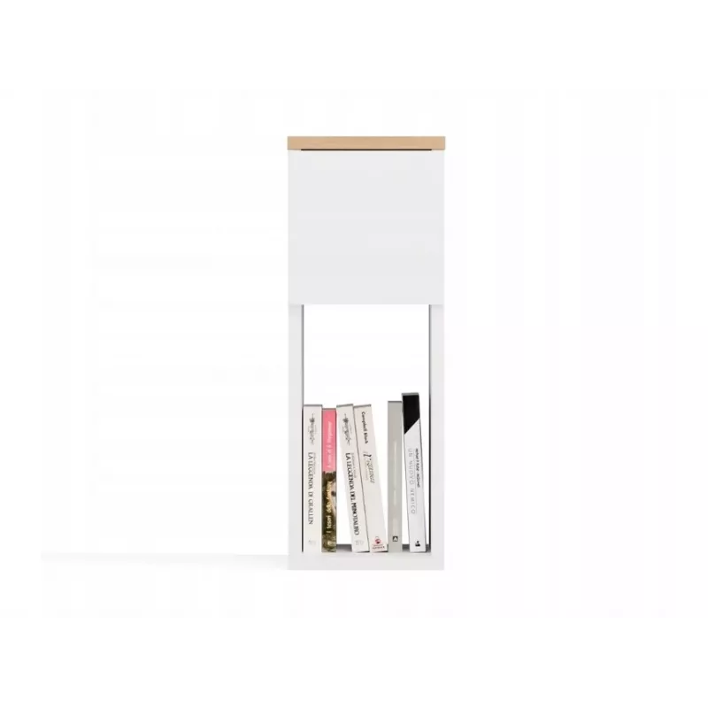 GALAX 20/1S WHITE/ARTISAN BEDSIDE TABLE